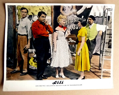 LILI Leslie Caron Mel Ferrer AUSHANGFOTO #9 EA German L C ´53 Aumont Gabor RAR