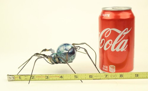 Stuart Abelman Spinne Glas Skulptur Figur Anhänger signiert & datiert 2021 - Bild 13 von 13