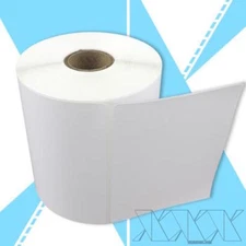 20 rolls 4x3 Direct Thermal Labels Zebra Compatible, Perforated, 500/RL