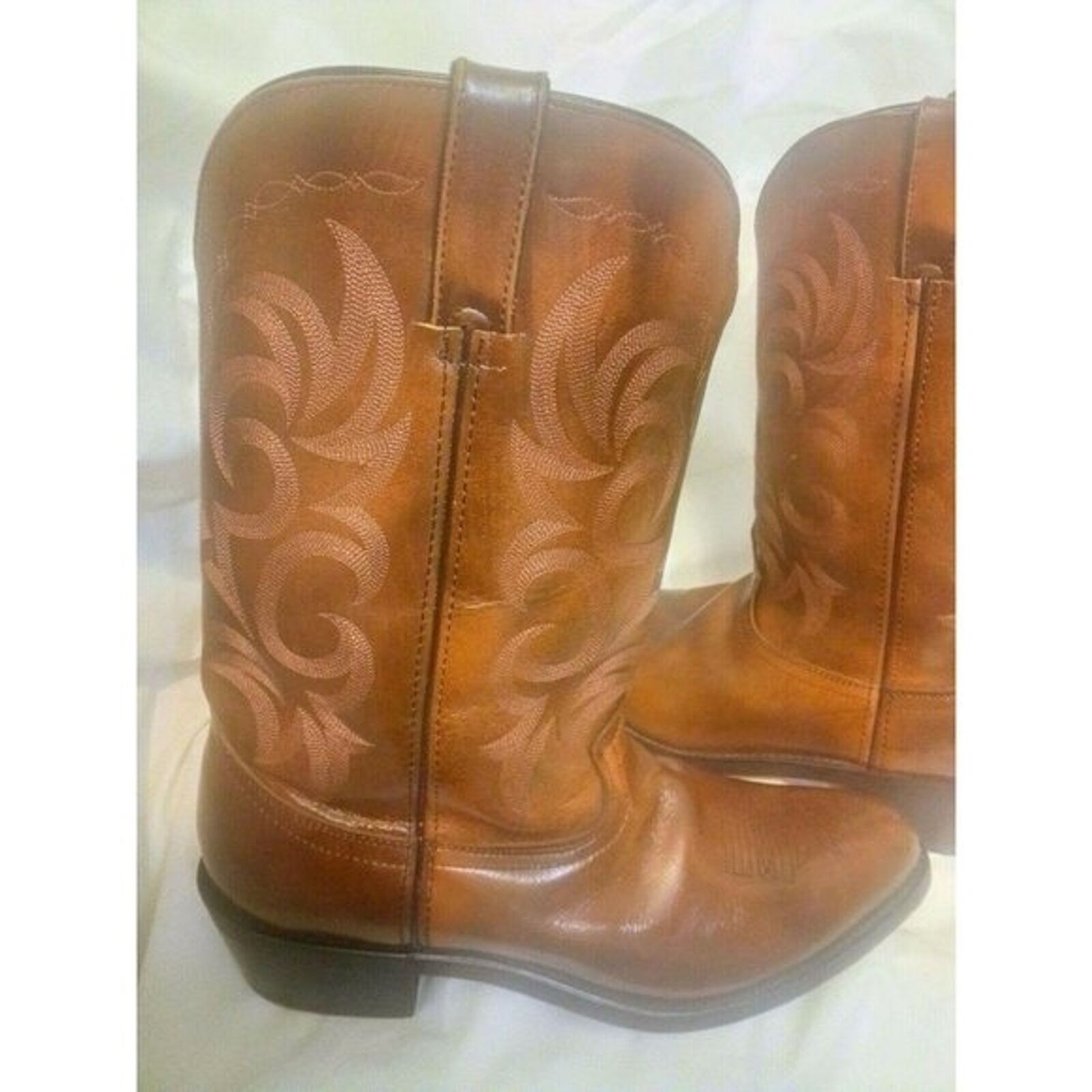 Cowtown Mens /Cowboy Boots Genuine Leather 241 ,s… - image 1