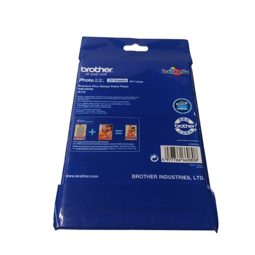 Brother Premium Plus Glossy Photo Paper - 20 Sheets 10 x 15cm 4 x 6 in Brand New - Picture 11 of 14
