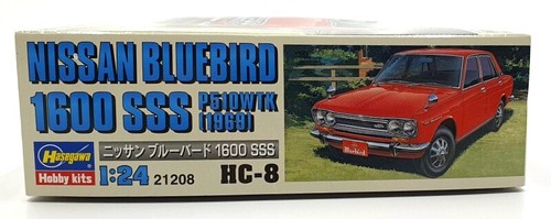 Hasegawa Kits 1/24 Scale 21208 - 1969 Nissan Bluebird 1600 SSS - Red - Picture 6 of 6