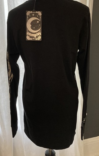 Killstar Insomnia Men’s LS Black Top Sz XS NWT Women’s Dress? Goth - Picture 7 of 16