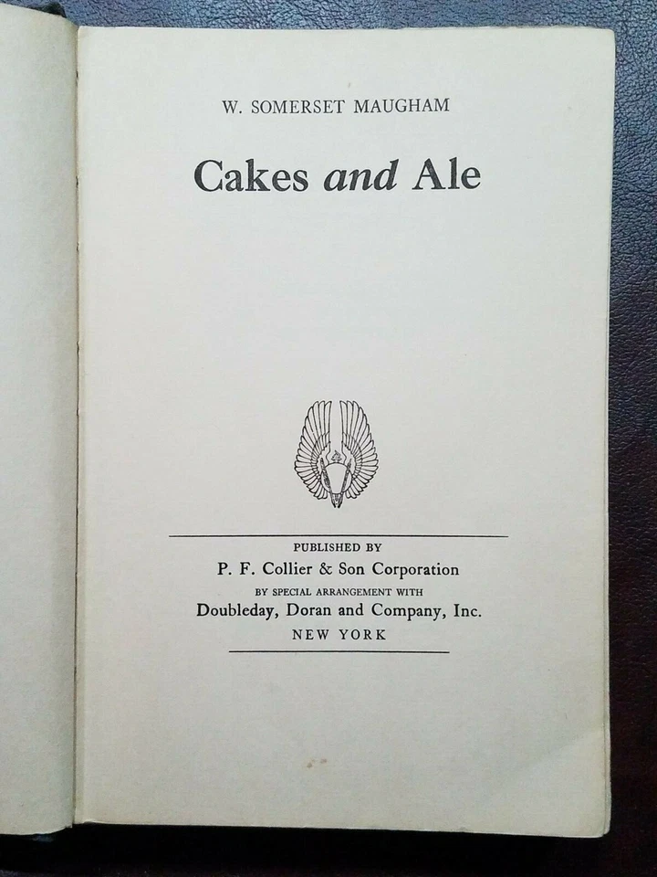 CAKES AND ALE by W. Somerset Maugham 1930 hc ~ FIRST EDITION 1st ~ Collectible Foto 2 de 4