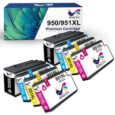 1-10PK Ink For HP 950XL 951XL OfficeJet 8100 8600 8630 8615 8610 8620 8630 LOT