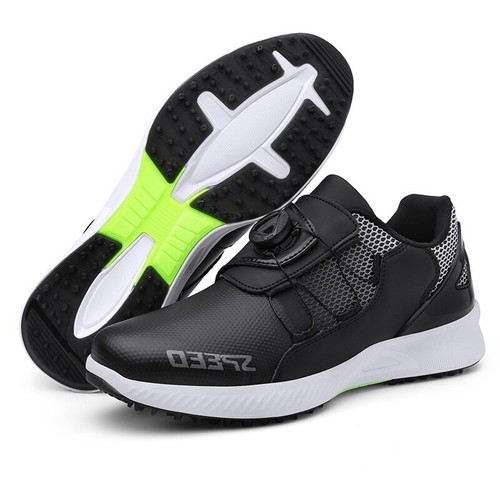 Men's Golf Shoes Waterproof Golf Trainers Non-slip Anti Fall Golf Sneakers - Picture 10 of 21
