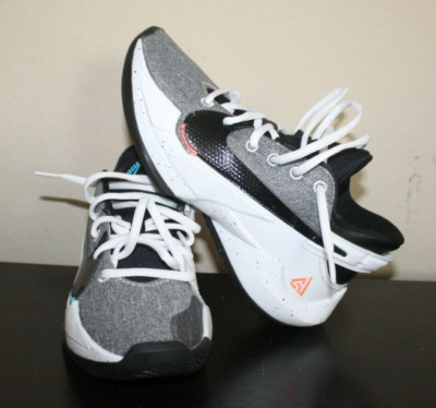 Nike Zoom Freak 2 Mens Size 5 White Black Bright Mango Giannis CK5424-101 NWOB