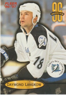Fleer 1996 Rookie Tampa Bay Lightning #130 Daymond Langkow