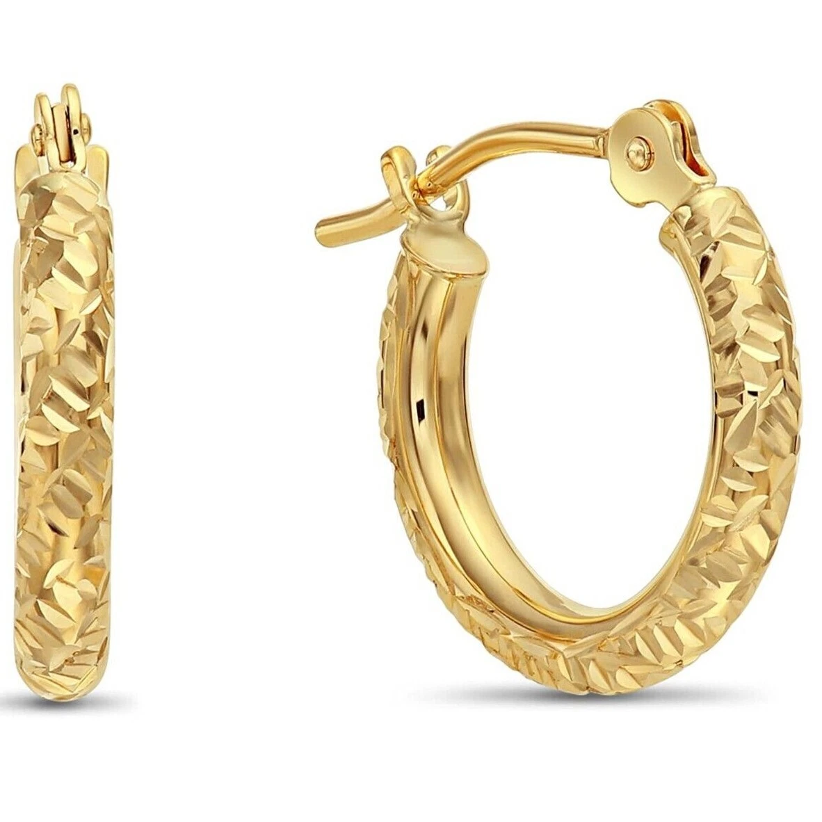 Small 14kt hotsell gold hoops