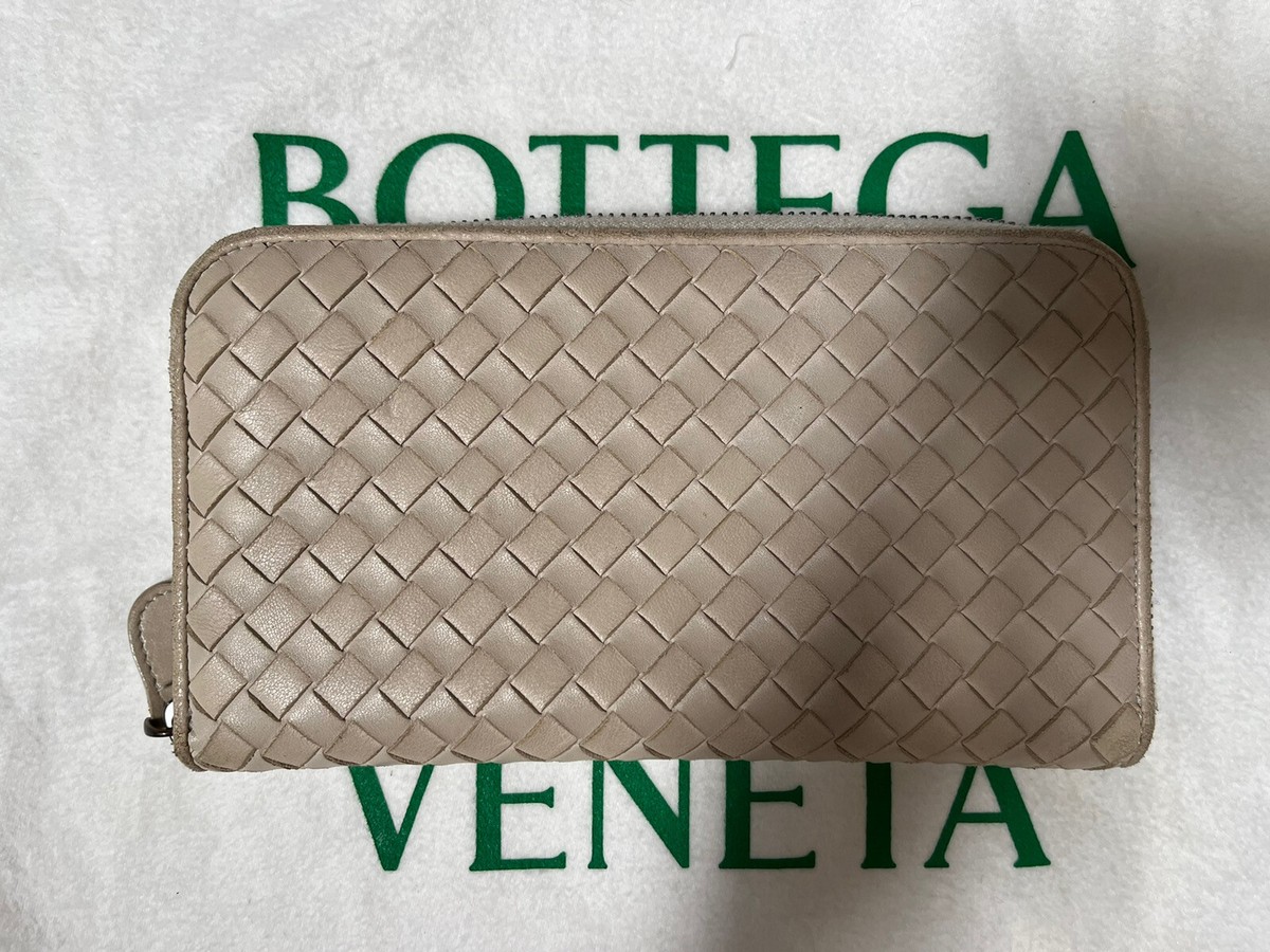 【BOTTEGA VENETA 】ZIP AROUND WALLET Bottega Veneta Zip Around Wallet Intrecciato Long Zipper