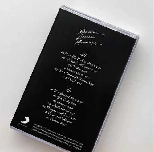 2pcs Daft Punk Random MUSIC Tape Sealed Cassettes Collection Gift New - Picture 5 of 6