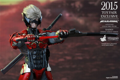 Hot Toys VGM19 Metal Gear Solid Rising Revengeance Raiden Red