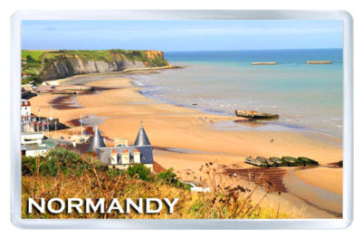 NORMANDY LANDINGS FRIDGE MAGNET SOUVENIR IMAN NEVERA