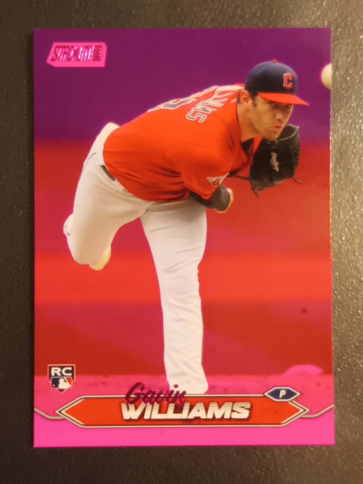 2024 Topps Stadium Club ⭐SP-Pink Foil⭐#251 Gavin Williams (RC) Cleveland