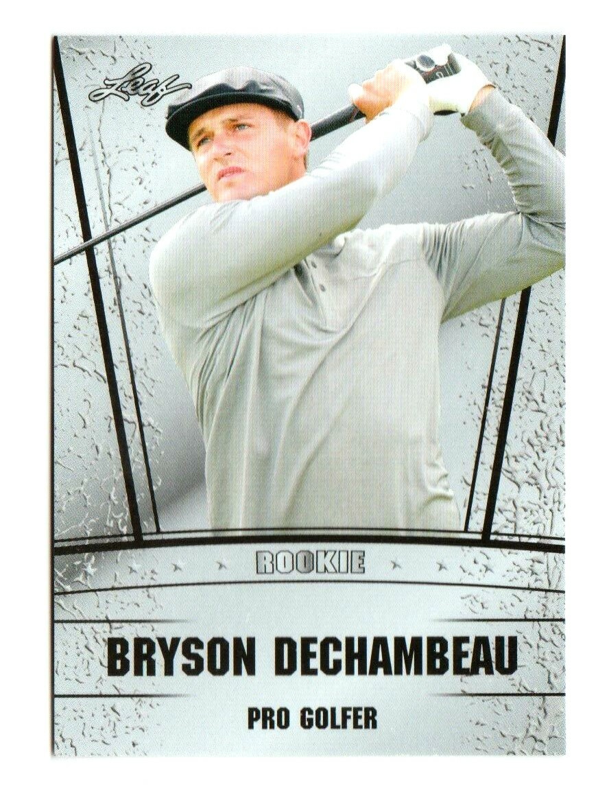 BRYSON DECHAMBEAU 2021 LEAF "SILVER EDITION" ROOKIE CARD #RS-06! MINT!