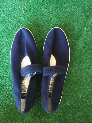 Womens Shoes Navy Flats 10 Marks And Spencer Uk8