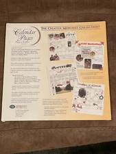 Creative Memories Calendar Grid Scrapbook Pages Border Basic 12x12 RCM-12CL