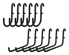 Pegboard Hooks Compatible with IKEA Skadis Pegboard 12 Pack Accessories Incl...