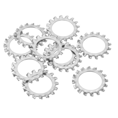 #ad #ad 10Pcs Locking Washer M22 304 Stainless Steel External Tooth Washer Silver $16.69