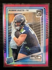 #264 Robbie Ouzts Rated Rookie Pink Holo Prizm - 2025 Donruss Optic Football