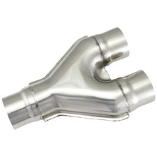 51mm 2" Edelstahl Y Rohr Auspuffrohr Y Pipe Abgasanlage Abgasrohr Universal