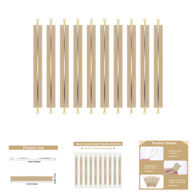 12 Inch Impulse Sealer Replacement Parts Heat Seal Strips Element Kit for 300mm