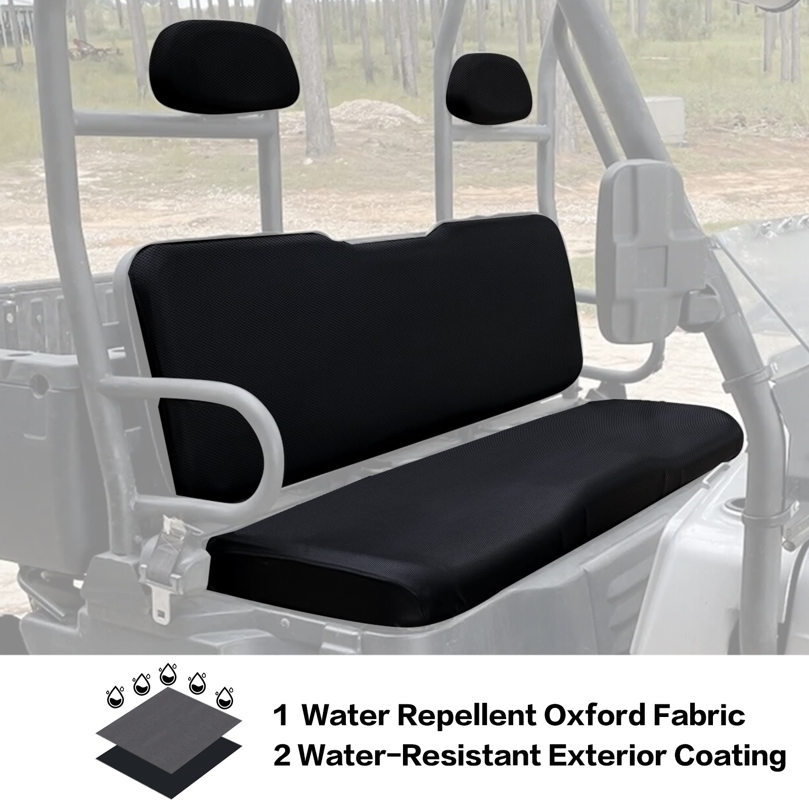 UTV Bench Adjustable Seat Cover Kits For Polaris Ranger 500 700 800 2002-2008