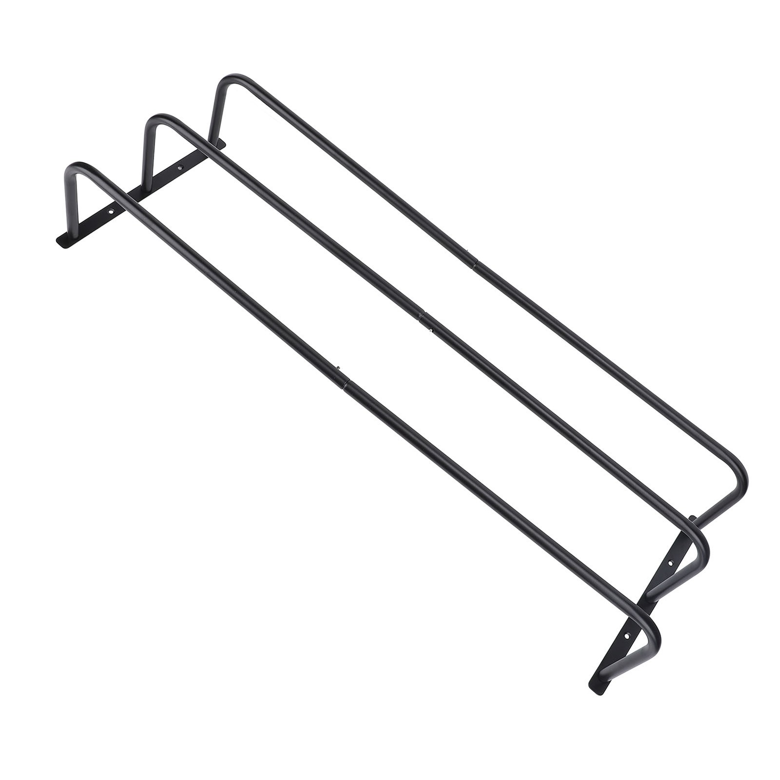Rolled Towels Rack Three Tubes Iron Wall Mounted Bath Towel Holder Vertical Towe