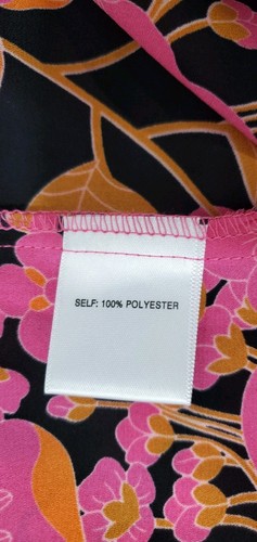 Rose + Olive V-Neck Puff Sleeve Top Women's Medium Floral Print Blouse NWT  - Picture 7 of 8