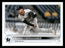 Elieser Hernandez Miami Marlins 2022 Topps Vintage Stock #9 SN /99