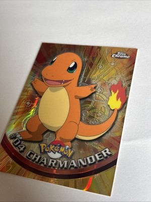 Charmander #4 2000 Topps Spectra Chrome Series 1 Pokémon Card Mint