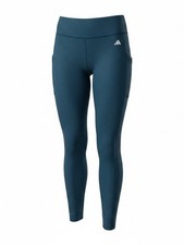 adidas Women's Dark Blue High-Rise Pocket Leggings