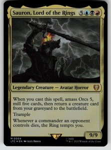 Sauron Mtg Commander | eBay