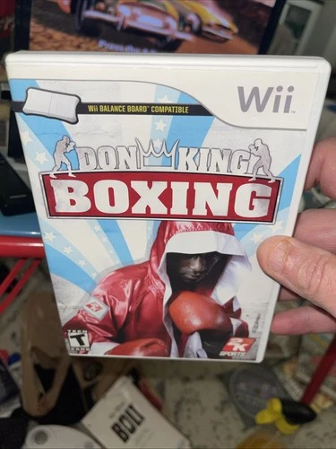 Don King Boxing (Nintendo Wii, 2009) Complete W Manual Included Tested Free Ship