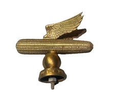 Dekalb Winged Corn Flying Vintage Hood Ornament Nice