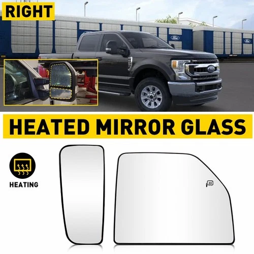 Mirror Glass Heated 2X Upper+Lower Right Side Assembly For 2015-2020 FORD F150