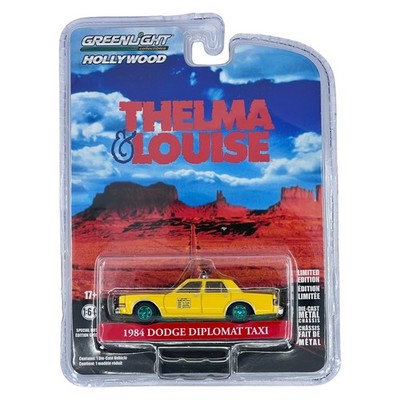 Greenlight - 1984 Dodge Diplomat Taxi - Thelma & Louise - 44945-F -Green Machine