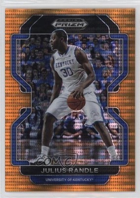 2022-23 Panini Prizm Draft Picks Orange Pulsar 46/49 Julius Randle #29 3wu