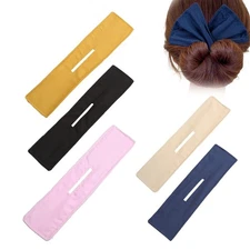 5 Pcs Deft Hair Bun Maker for Twister Lazy Hair Curler Deft Bun Bow Maker
