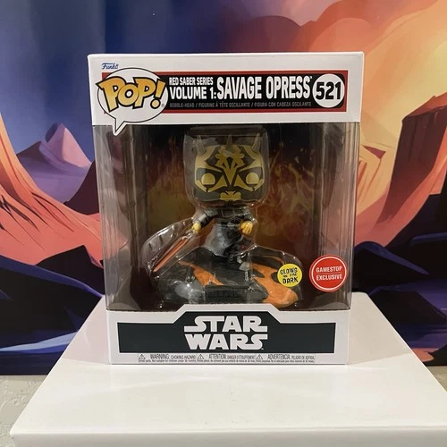 Funko Pop! Deluxe: DARTH MAUL Star Wars - Red Saber Series Vol 1: Savage Opress