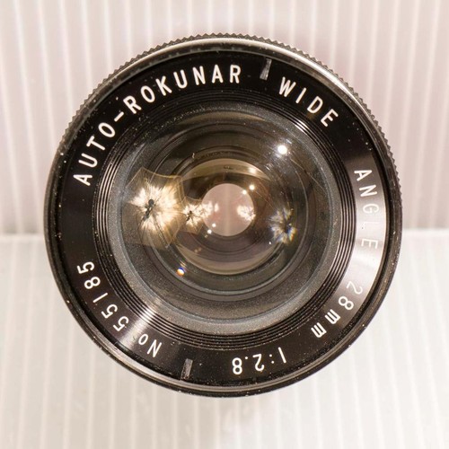 Rokunar 28mm F/2.8 Large Auto Lentille pour Pièces Ou Réparation