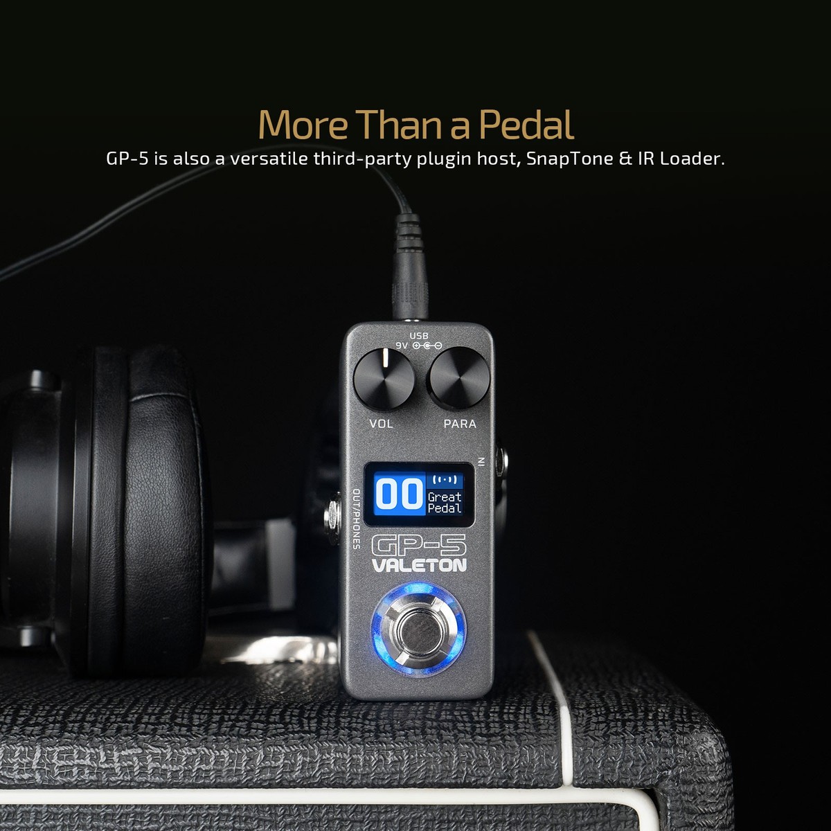 ギター Valeton Gp-5 Valeton GP-5 Super Compact Multi-Effects Processor & NAM/IR