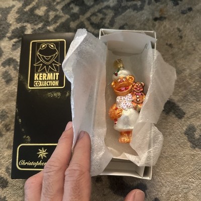 Radko Kermit Muppets Collection FOZZIE BEAR BAKER ornament 1997, NWTB, MINT!!!