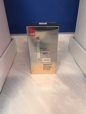 Goldwell Oxycur Platin Lightening System Highlights 2.1 oz Cream 1 oz Sachets