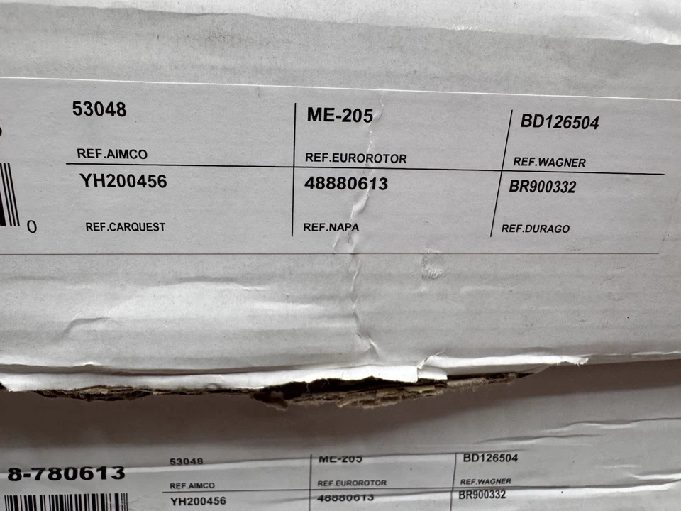 Rear 11.73  Brake Rotors For Sprinter 2500 Mercedes-Benz Freightliner Dodge 3500 - Image 3 of 4