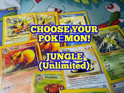 POKÉMON 1999 JUNGLE SET (mostly) NM PICK YOUR CARDS!