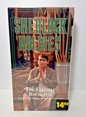VINTAGE VHS SEALED NIB | The Casebook of SHERLOCK HOLMES: The Eligible Bachelor