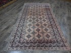 Authentic Vintage Turkish Rug,Geometric Adana Turkish Rug 4.7x8.4 Ft — photo 1