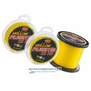 180m WFT "KG PLASMA ROUND Gelb" Ø 0 10mm 12kg Rest geflochtene Angelschnur