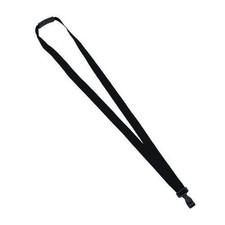 Advantus Breakaway Lanyard with Plastic Hook, 36" Long, Black, 12/Pack